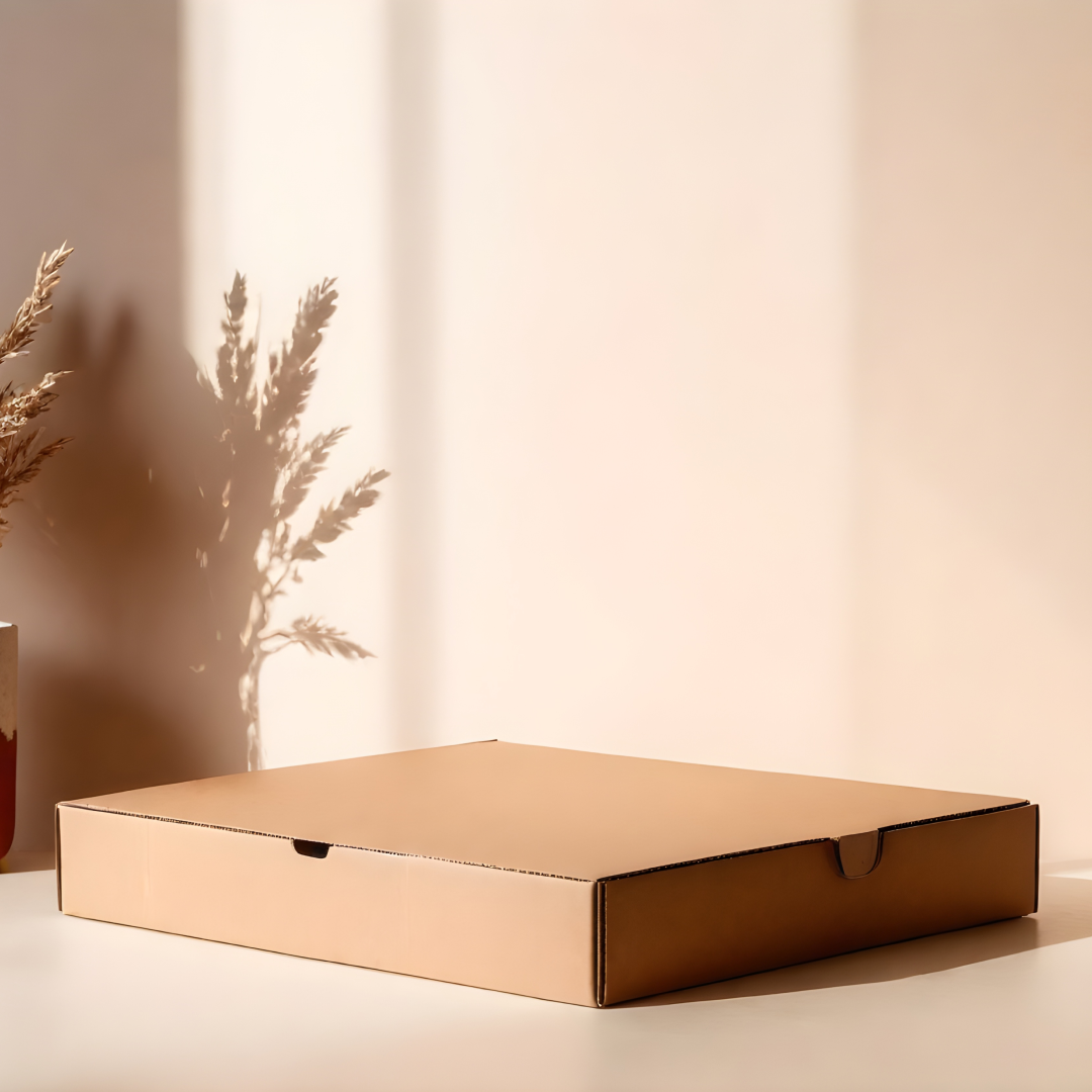 Boxish Brown Pizza  Box (12L x 12W x 2H inches)