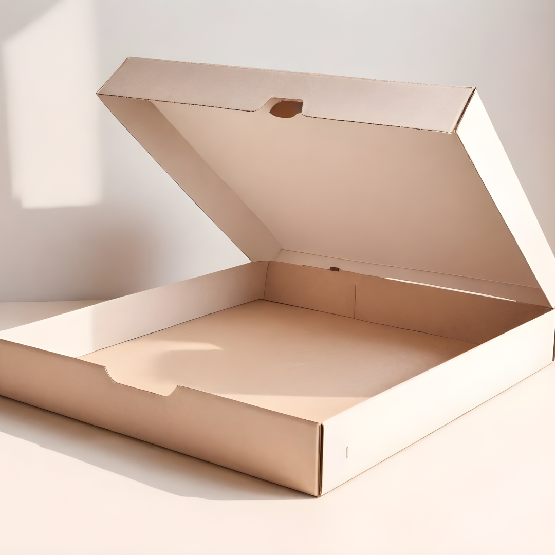 Boxish White Pizza  Box (12L x 12W x 2H inches)