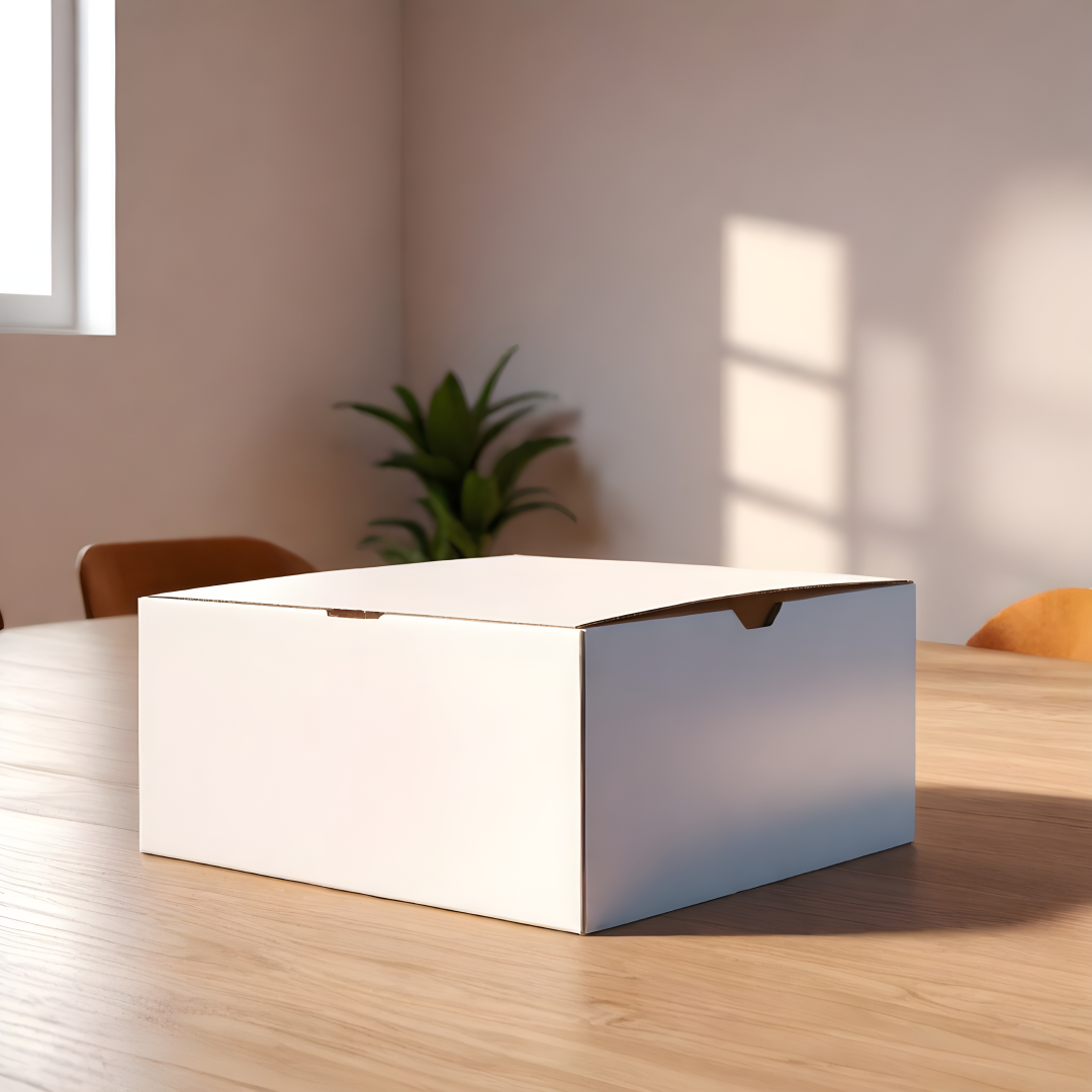 Boxish 3 Ply White Ecommerce Shipping Box (12L x 4W x 3H inches)