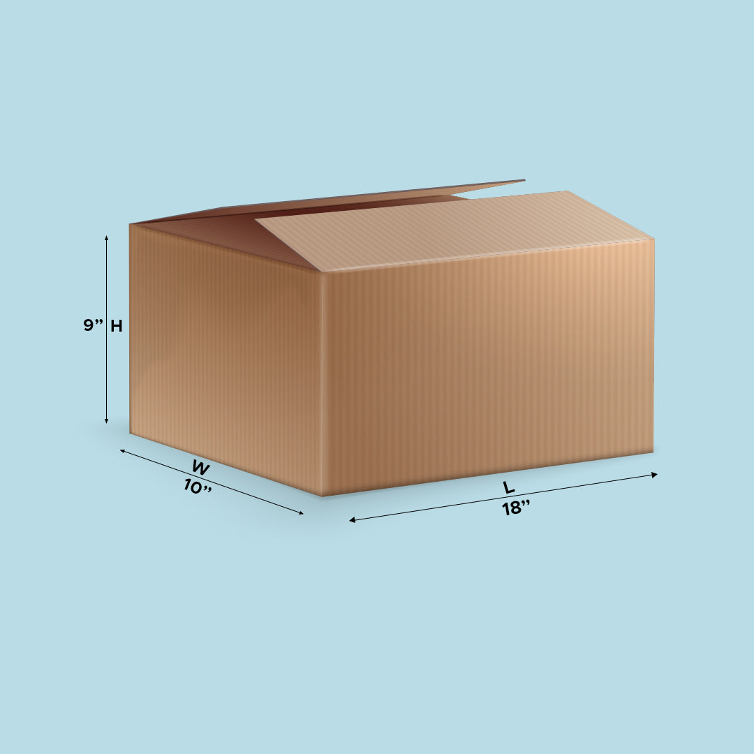 Boxish 5 Ply Brown Ecommerce Shipping Box (18L x 10W x 9H inches)