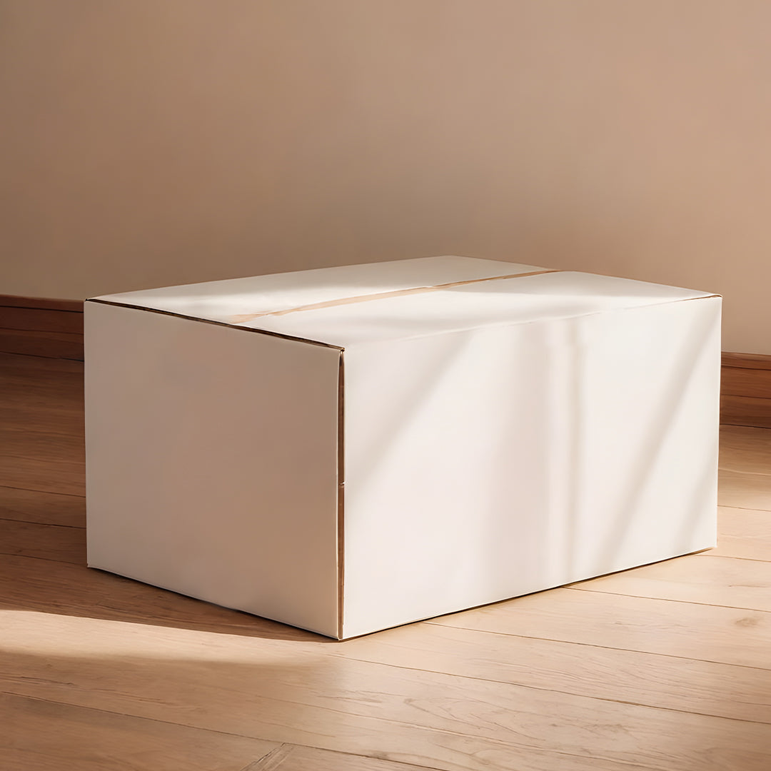 Boxish 3 Ply White Ecommerce Shipping Box (8L x 4W x 2.5H inches)