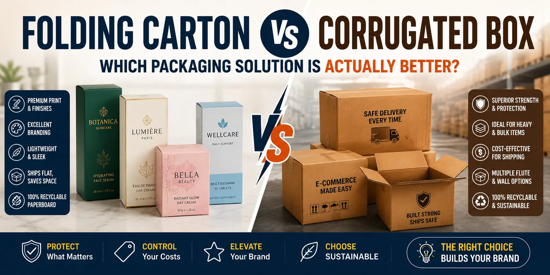 Folding Carton Vs Corrugated Box: Which Packaging Solution Is Actually ...