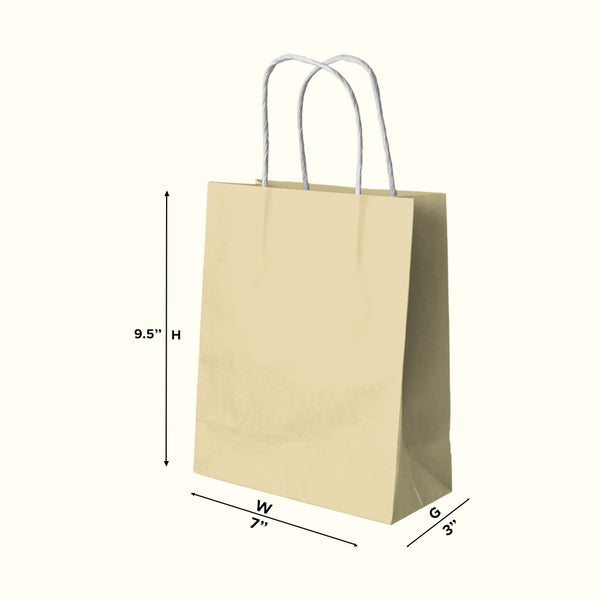 Boxish Beige Paper Bag