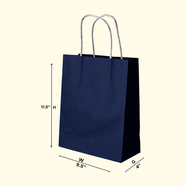 Boxish Blue Paper Bag