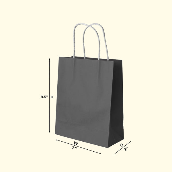 Boxish Grey Paper Bag