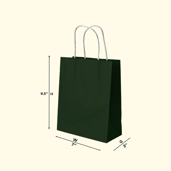 Boxish Green Paper Bag