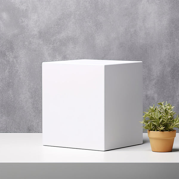 Boxish 3 Ply White Ecommerce Shipping Box (9L x 7.5W x 7.5H inches)