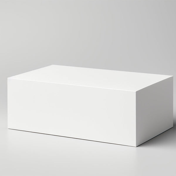 Boxish 3 Ply White Corrugated Box (10L x 10W x 5H inches)
