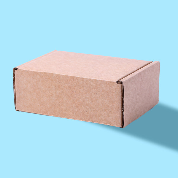 Boxish Brown Folding Box (4L x 4W x 1.5H inches)